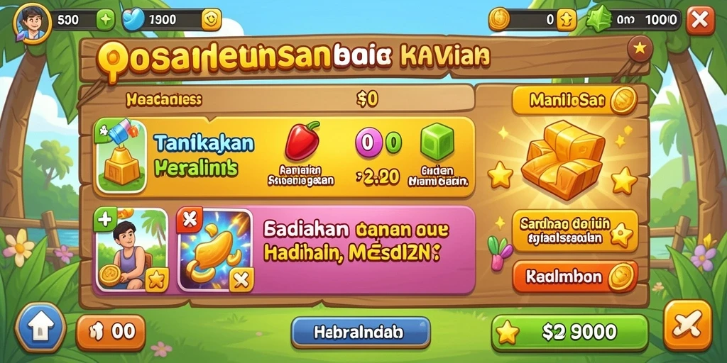 Tampilan antarmuka yang bersih dan menarik.