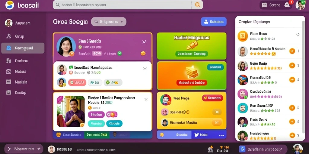 Tampilan beranda GOLTOGEL yang menarik dan mudah dinavigasi.