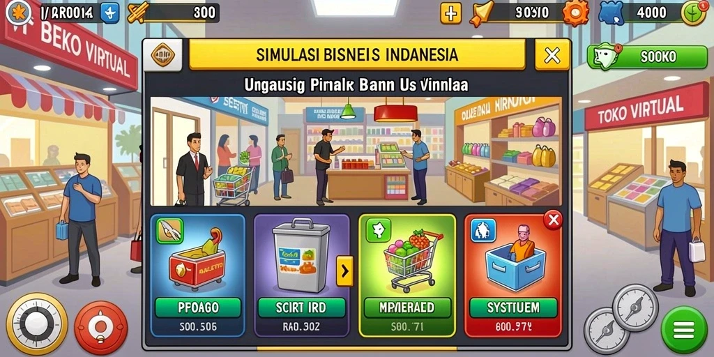 Tangkapan layar menampilkan antarmuka permainan yang menarik.
