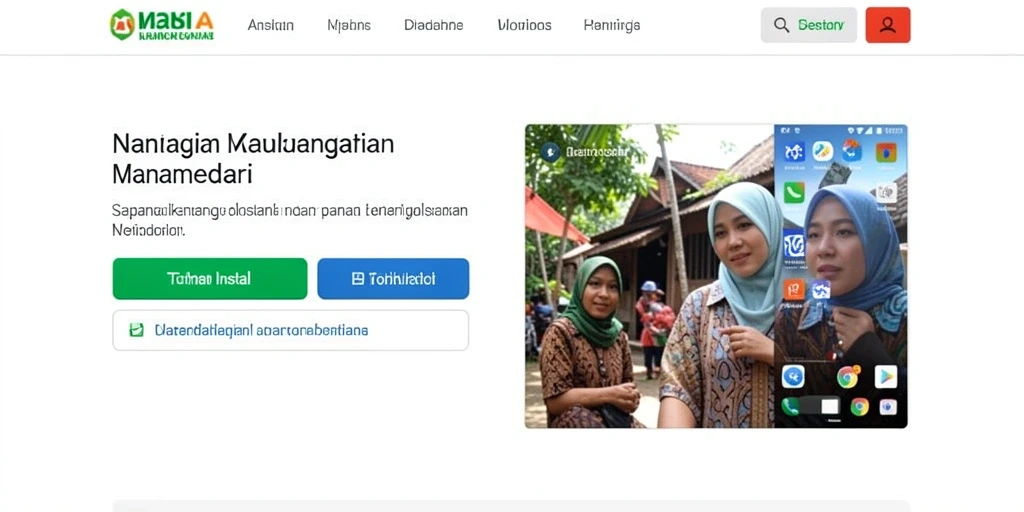 Tampilan antarmuka yang user-friendly.
